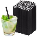 ЧЕРНАЯ БУМАЖНАЯ СОЛОМКА 8Х19,7 СМ 100 ШТ.