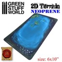 2D Neoprene Terrain - Озеро с рельефом из листьев