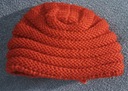 Detská turbanová čiapka červená Veľkosť 38 – 40 cm