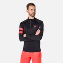 СВИТШОТ ROSSIGNOL CLASSIQUE HERO НА МОЛНИИ 1/2, ЧЕРНЫЙ S