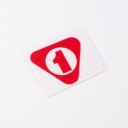 Наклейка Знак качества Romet 1 красная