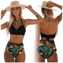 КУПАЛЬНИК БИКИНИ ИЗ ДВУХ ЧАСТЕЙ С ВЫСОКОЙ ПОСАДКОЙ PUSH UP XL