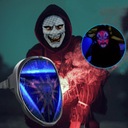 LED MASZK HALLOWEENRE, LED MASZK GESZTUSÉRZÉKELŐVEL, VILÁGÍTÓ LED MASZK Nem unisex
