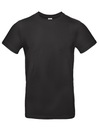 черная футболка черная B&C #E190