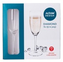 Kieliszki do szampana Diamond 180ml kpl. 6szt Linia Diamond