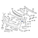 FIXATION PARE-CHOCS BMW DROIT 3 F30 LE 51117279711 OE BMWphoto 13