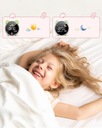 Hodiny budík lampa nočná LED lampa pre deti detský časovač batérie Mačka EAN (GTIN) 5905191066826