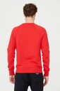 BALMAIN Červená mikina Printed Sweatshirt S Druh bez kapucne prevlečené cez hlavu