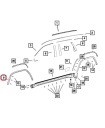 MOPAR - НАКЛАДКА НАКЛАДКА КРИЛА ПРАВИЙ ПЕРІД GRAND CHEROKEE 2014-16  (18830211813) фото min 11