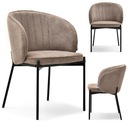 СОВРЕМЕННОЕ КАЧЕСТВЕННОЕ КРЕСЛО FELICE CHENILL BEIGE ДЛЯ ДОМАШНЕГО ОФИСА