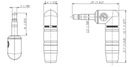 NEUTRIK NTP3RC-B Угловой штекер Stereo Jack 3,5 мм