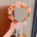 Элегантные детские повязки на голову с жемчугом для девочек, свадебные