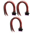 3 PCS 16-PINOWE RACCORD SERRAGE OBD2 CÂBLE 30CM J1962 ADAPTATEUR ZCphoto 4