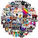 НАКЛЕЙКИ НА ВЕЛОСИПЕДНЫЙ ЧЕМОДАН MIX BOWLING 50 шт.