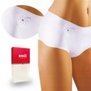 Трусики EMILI Daisy Laser Cut белые XL