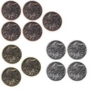 МИФОЛОГИЯ КТУЛХУ — НАБОР ЙИГ ИЗ 12 МЕТАЛЛИЧЕСКИХ МОНЕТ РПГ