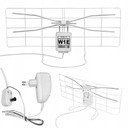 САМАЯ МОЩНАЯ КОМНАТНАЯ ТЕЛЕВИЗИОННАЯ АНТЕННА DVB-T2 MUX8 FM 4K W