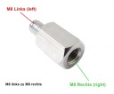 ПЕРЕХОДНИК ЗЕРКАЛА С ЛЕВОГО M8 НА ПРАВЫЙ M8
