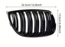 REJILLAS REJILLA DE RADIADOR REJILLA NEGRO LUSTRE PARA BMW E92 E93 ANTE RESTYLING 2006-2009 ALA M3 