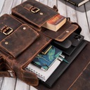 Pánska taška cez rameno na notebook kožená vintage veľká Paolo Peruzzi T-106-H Kolekcia T-106-HBR