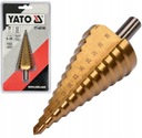 МНОГОСТУПЕНЧАТОЕ КОНИЧЕСКОЕ СВЕРЛО HSS 6–38 ММ YATO