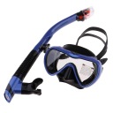 Водонепроникний набір для трубки та лінзи проти запотівання Scuba Dark Blue