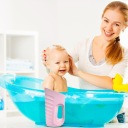 ЧАШКА ДЛЯ МИТТЯ ГОЛОВИ ДЛЯ ЗМИВАННЯ ВОЛОССЯ NICEkids М'ЯКА ВЕЛИКА РОЖЕВОГО КОЛЬОРУ