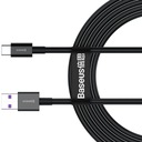 Кабель USB типа C USB-C типа C 6 А, 66 Вт, 2 м, длинный кабель с БЫСТРОЙ ЗАРЯДКОЙ