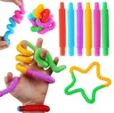 POP TUBE АНТИСТРЕССОВЫЕ ТРУБКИ РАСТЯЖАЕМЫЕ ТРУБКИ ТРУБКИ ИГРУШКИ