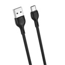 Kabel XO NB200 USB - C - 2m - 2.1A - Czarny Złącza USB - USB typ C