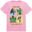 ДЕТСКАЯ ФУТБОЛКА ДЕТСКАЯ ФУТБОЛКА ФУТБОЛКА MINECRAFT 128 134 КАЧЕСТВО