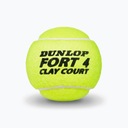 Теннисные мячи Dunlop Fort Clay Court 4 шт. желтые.