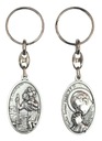 БРЕЛОК СО СВЯТЫМ КРИСТОФОМ И ПАПОЙ JP2 ПОКРОВИТЕЛЬ ВОДИТЕЛЕЙ ДЛЯ АВТОМОБИЛЕЙ ИТАЛИЯ