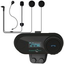 Interkom Bluetooth FreedConn T-Com SC V3 Pro LCD Dodatočné funkcie spárovanie telefónu spárovanie navigácie FM rádio mp3 prehrávač