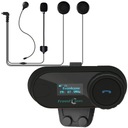 Interkom Bluetooth FreedConn T-Com SC V3 Pro LCD k nám hovorí po slovensky Dodatočné funkcie mp3 prehrávač spárovanie navigácie spárovanie telefónu FM rádio