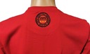 U.S. POLO ASSN bavlnené červené tričko logo S Dominujúci vzor logo