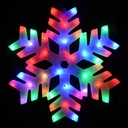 РОЖДЕСТВЕНСКОЕ УКРАШЕНИЕ ОКНА СНЕЖИНКА РАЗНОЦВЕТНЫЙ LED