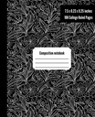 Floral Publisher, Black Book Composition Notebook: Black composition notebo