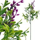 ИСКУССТВЕННЫЕ ЦВЕТЫ РУСКУС СПРЕЛЬЖ ИЗ ЗЕЛЕНЫХ ЛИСТЬЕВ ДЛЯ РОЗОВОГО ПЛАТЬЯ 56см