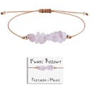 ЖЕНСКИЙ БРАСЛЕТ АМУЛЕТ ДРУЖБЫ С КАМЕНЕМ КВАРЦЕВЫЙ