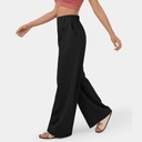 Летние элегантные повседневные женские широкие льняные брюки, S
