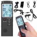 DYKTAFON ZESTAW PROFESJONALNY CYFROWY PODSŁUCH AUDIO DWA MIKROFONY 8Gb