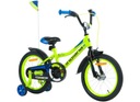 Дитячий велосипед для хлопчика INDIANA Rock Kid 16 дюймів Лайм 2024р