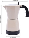 Sparovač na espresso, 480 W, 300 ml, elektrický mini single Kód výrobcu Zkafeiji287