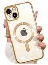 УСИЛЕННЫЙ ЧЕХОЛ MAGSAFE GLAMOUR для iPhone 13 / iPhone 14 + СТЕКЛО 9H