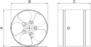 КАНАЛЬНЫЙ ВЕНТИЛЯТОР 150 ММ ПРОМЫШЛЕННЫЙ ЭФФЕКТИВНЫЙ ОДНОФАЗНЫЙ ОСЕВОЙ