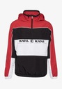 Karl Kani pánska bunda Retro Block Windbreaker S Kapucňa s kapucňou