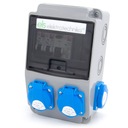 ROZDZIELNICA BUDOWLANA OGRODOWA 4x230V RÓŻNICÓWKA