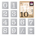 Cyfry Clara - od 0 do 9 // wysokość cyfr: 10 cm