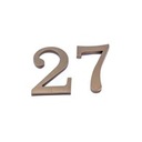 ПЛАСТИКОВЫЙ НОМЕР ДОМА ЦИФРОВОЙ 8 ЗОЛОТО - 17,5 СМ